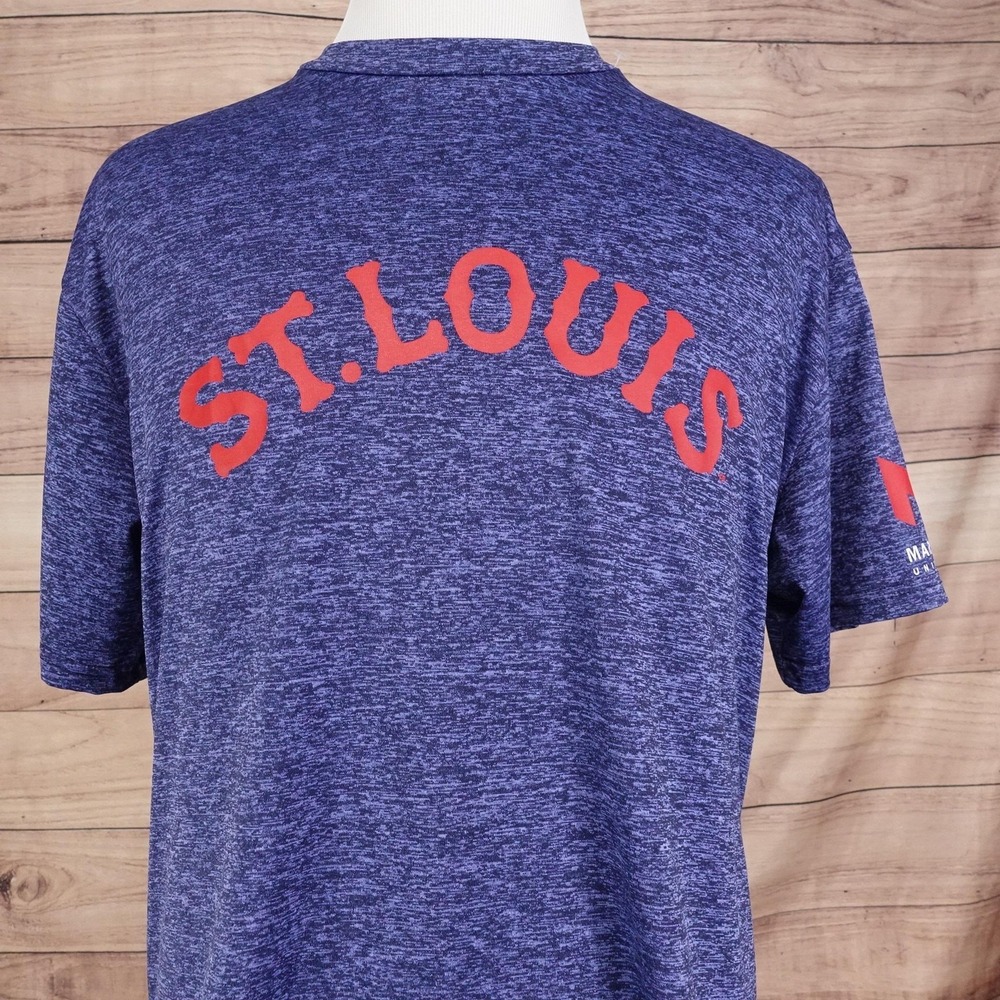 St. Louis Cardinals Shirt XL Blue MLB Baseball Maryville University SGA Giveaway